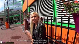 teasing girl on public video