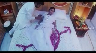 first night red saree remove hot video