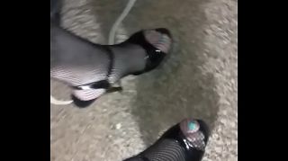 anal tease skirt heels