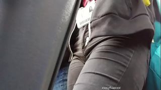 free romance breast in the bus