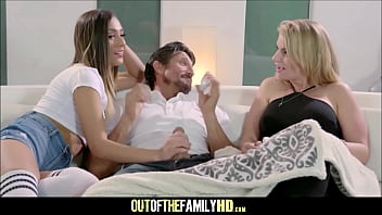 dad watches mom cumshot