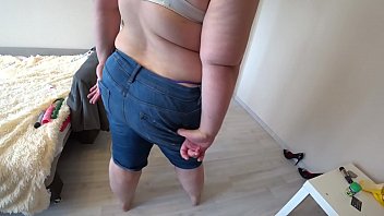 thick amazing ass in tight jean fucked hard