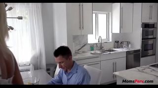 mom sucking son in bathroom