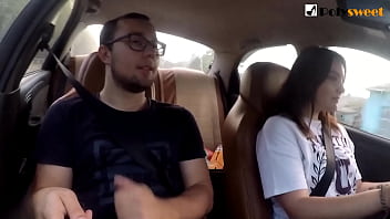 guy watches girl masterbate in car porn