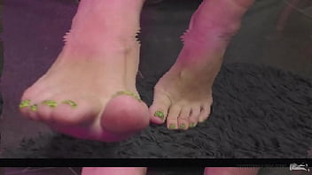 nylon feet close ups