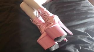 sexy women wearing platform high heels videos