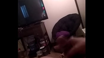 black hard dick jacking off moaning