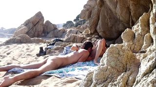 couples caught having bisex at nude beaches