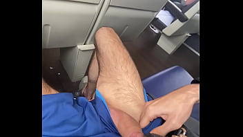 candid train cock flash