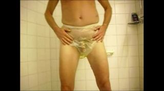 wet in plastic pants videos