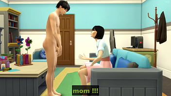 sleeping japanese hot mom fuck boy