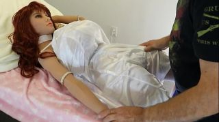 sexy cfnm maid play with an older man