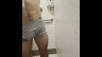 male striper nacked a lady in public