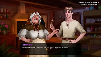 spiting granny boy kissing
