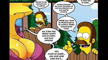 marge simpson gigantic futa cock comic